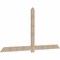 Ekena Millwork Eugene Smooth Timber Gable Bracket, Douglas Fir, 108"W x 54"H x 1 1/2"D x 5 1/2"F, 12/12 Pitch GBW108X54X0206EUG00SDF - alternate 3